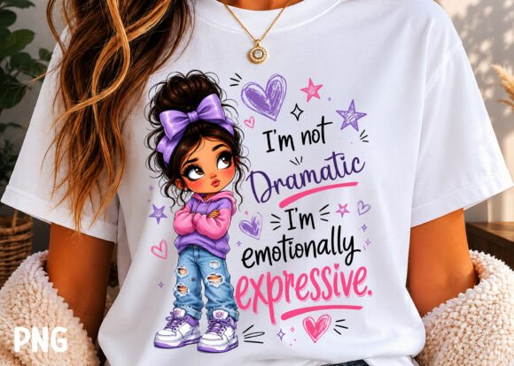 Download Sassy Dramatic Girl Sublimation PNG - Dramatic Collection