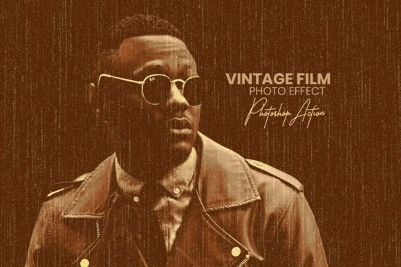 Download Vintage Film Photoshop Action - Vintage film Collection